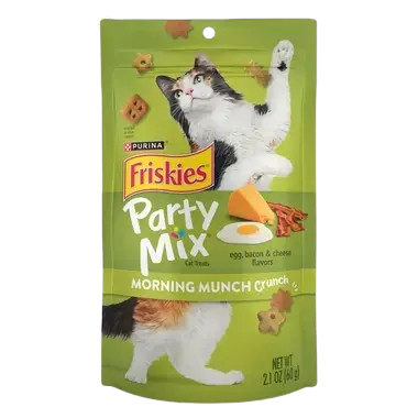 פריסקיז PARTY MIX חטיף לחתול מורנינג קראנץ' 60 גרם