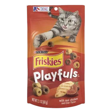 פריסקיז Playfuls חטיף לחתול עוף וכבד 60 גרם