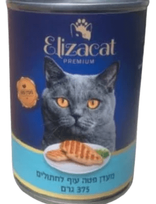 אליזקט מעדן פטה עוף לחתולים - 375 גרם
