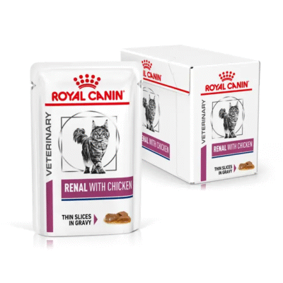 מארז 12 יחידות רויאל קנין רינאל /ROYAL CANIN Renal פאוץ' 12X85 גרם