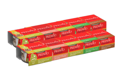 מבצע- מעדן פרמיו סופר גולד 85 גרם במגוון טעמים לחתולים - 10 יח' ב-40 ש"ח