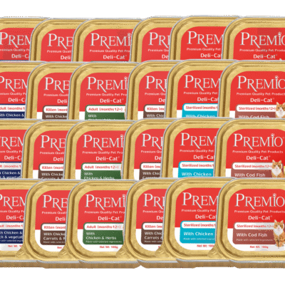 מבצע - מעדן Premio Deli Cat פרמיו דליקט 100 גרם - 24 יחידות ב- 108 ש"ח