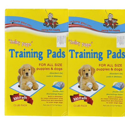 מבצע - פדים Smiley Pupps לאילוף – 100 יחידות - 2 חבילות ב-180 ש"ח