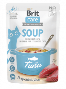 בריט קייר Brit Care מרק לחתולים בוגרים עם טונה - 75 גרם