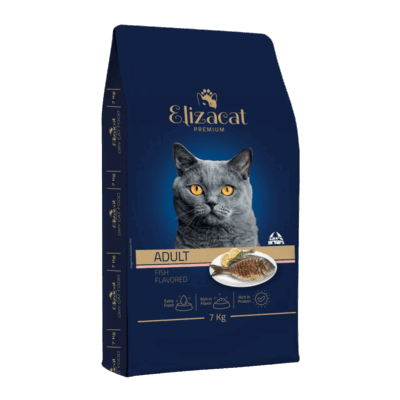 אליזקט Elizacat מזון יבש בטעם דגים לחתולים בוגרים - 15 ק